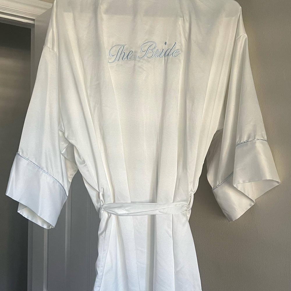 White Bridal Robe